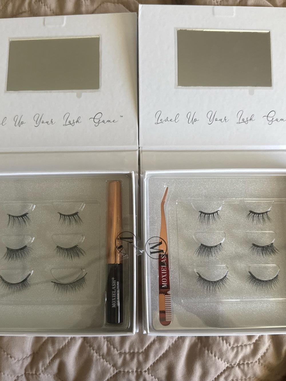 MoxieLash Black Magnetic Lash Kit with Tweezers